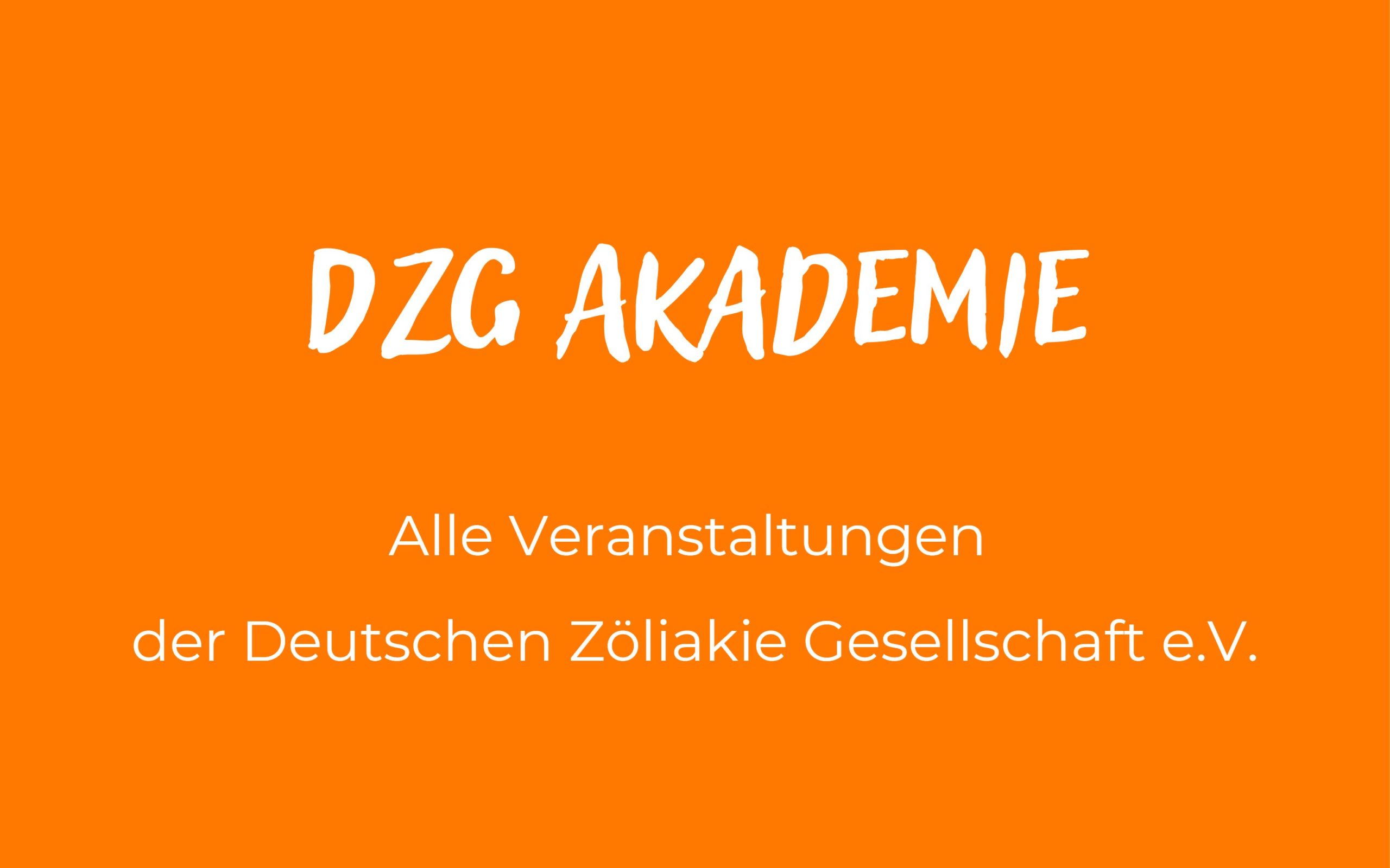 DZG Akademie - Veranstaltungen
